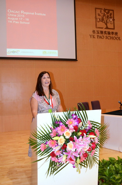 5. YK Pao School Director of University Counselling Rhonda Leshman speaks to attendees resize